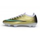 Zapatillas Nike Air Zoom Mercurial Vapor 17 Elite FG Dorada Verde