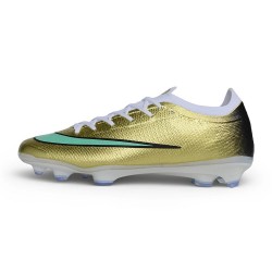 Zapatillas Nike Air Zoom Mercurial Vapor 17 Elite FG Dorada Verde