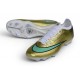 Zapatillas Nike Air Zoom Mercurial Vapor 17 Elite FG Dorada Verde