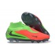 Tacos de Futbol Nike Phantom 6 Elite High FG Hot Punch Negro Verde Strike