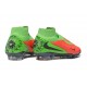 Tacos de Futbol Nike Phantom 6 Elite High FG Hot Punch Negro Verde Strike