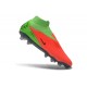 Tacos de Futbol Nike Phantom 6 Elite High FG Hot Punch Negro Verde Strike