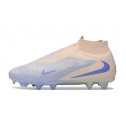 Tacos de Futbol Nike Phantom 6 Elite High FG Azul Beis