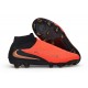 Tacos de Futbol Nike Phantom 6 Elite High FG Rojo Negro