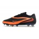 Tacos de Futbol Nike Phantom 6 Elite Low FG Negro Brt Carmesí 