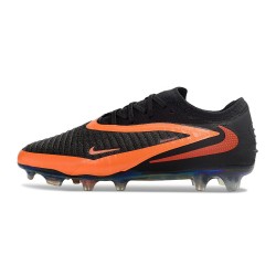 Tacos de Futbol Nike Phantom 6 Elite Low FG Negro Brt Carmesí 