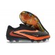 Tacos de Futbol Nike Phantom 6 Elite Low FG Negro Brt Carmesí 