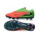 Zapatos de Fútbol Nike Phantom 6 Elite Low FG Hot Punch Negro Verde Strike