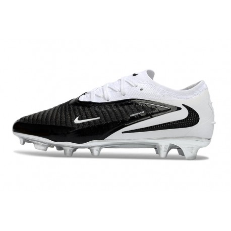 Zapatos de Fútbol Nike Phantom 6 Elite Low FG Negro Blanco