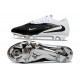 Zapatos de Fútbol Nike Phantom 6 Elite Low FG Negro Blanco