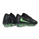 Zapatos de Fútbol Nike Phantom 6 Elite Low FG Negro Verde Espejismo