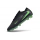 Zapatos de Fútbol Nike Phantom 6 Elite Low FG Negro Verde Espejismo