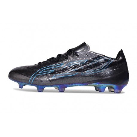 Zapatos de Fútbol adidas F50 Hyperfast Evo FG Negro Core Azul Lucid Ray