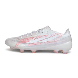 Zapatos de Fútbol adidas F50 Hyperfast Evo FG Blanco Rosa