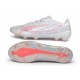 Zapatos de Fútbol adidas F50 Hyperfast Evo FG Blanco Rosa
