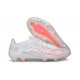 Zapatos de Fútbol adidas F50 Hyperfast Evo FG Blanco Rosa