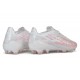 Zapatos de Fútbol adidas F50 Hyperfast Evo FG Blanco Rosa