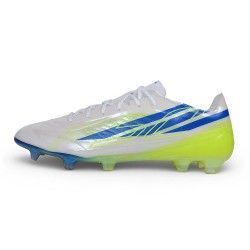 Zapatos de Fútbol adidas F50 Hyperfast Evo FG Blanco Azul