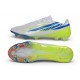 Zapatos de Fútbol adidas F50 Hyperfast Evo FG Blanco Azul