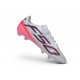 Zapatos de Fútbol adidas F50 Hyperfast Evo FG Blanco Negro Rosa