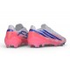 Zapatos de Fútbol adidas F50 Hyperfast Evo FG Blancas, Rosas