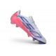 Zapatos de Fútbol adidas F50 Hyperfast Evo FG Blancas, Rosas