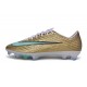 Nike Air Zoom Mercurial Superfly 11 Elite FG Mtlc Dorado Brillo verde