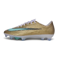 Nike Air Zoom Mercurial Superfly 11 Elite FG Mtlc Dorado Brillo verde