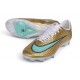 Nike Air Zoom Mercurial Superfly 11 Elite FG Mtlc Dorado Brillo verde