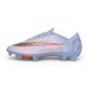 Botas de fútbol Nike Air Zoom Mercurial Superfly 11 Elite FG Blanco Azul Naranja