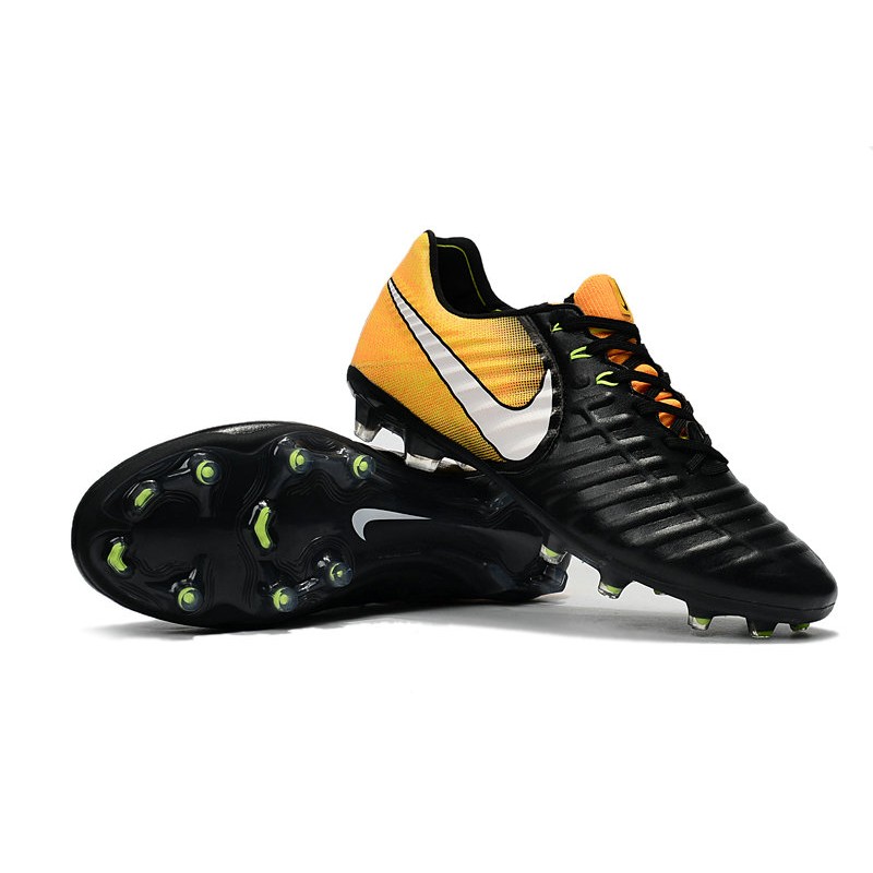 nike tiempo amarillo y negro