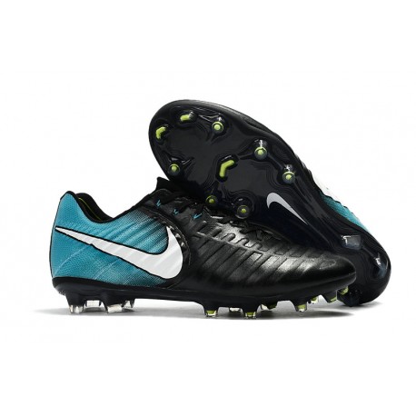 Nike Zapatillas de Futbol Tiempo Legend 7 FG ACC Negro Azul