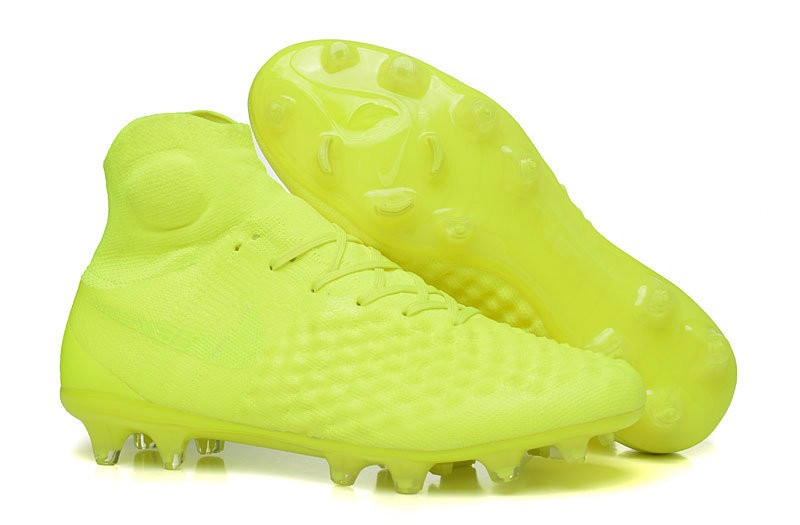 Zapatos Nike Magista Obra Fg Con Acc Fútbol - Amarillo