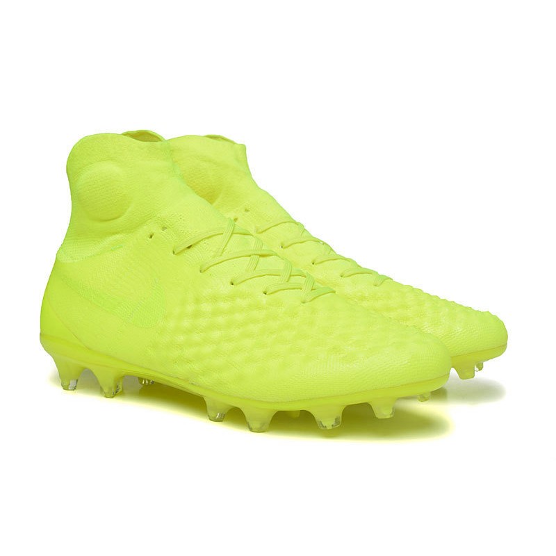 Zapatos Nike Magista Obra Ii Fg Con Acc Fútbol Botas - Amarillo