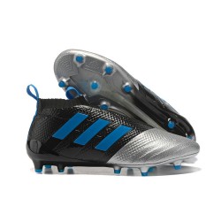 adidas Ace 17+ Purecontrol FG Nuevos Zapatillas de Fútbol - Negro Plata