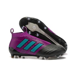 adidas Ace 17+ Purecontrol FG Nuevos Zapatillas de Fútbol - Violeta Negro