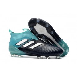 adidas Nuevas Botas de Fútbol Ace 17+ Purecontrol FG ACC - Negro Azul