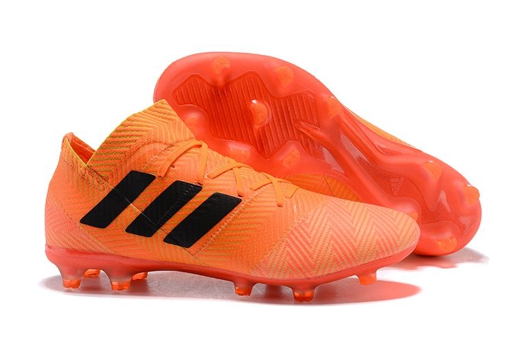 adidas Nemeziz Messi 18.1 FG Botas de fútbol - Naranja Negro