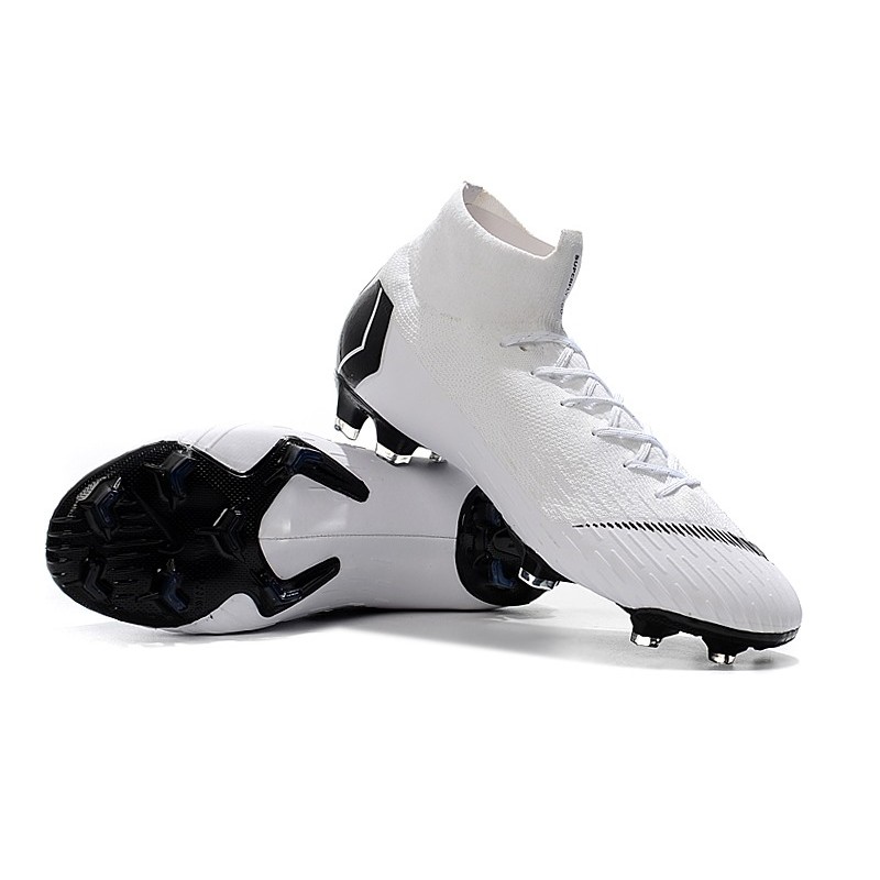 Nike Mercurial Superfly VI 360 Elite FG 2018 Botas - Blanco Negro