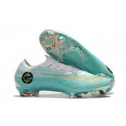 Ronaldo Nike Mercurial Vapor XII FG Copa Mundial 2018 Botas - Blanco Azul