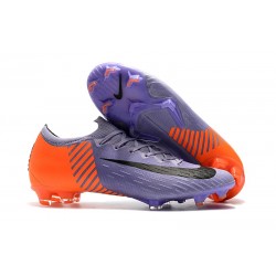 Nike Tacos de Futbol Mercurial Vapor XII Elite FG - Violeta Naranja Negro