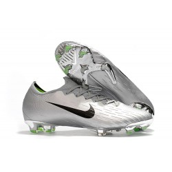 Nike Tacos de Futbol Mercurial Vapor XII Elite FG - Plata Negro