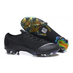 Nike Tacos de Futbol Mercurial Vapor XII Elite FG - Negro Blanco