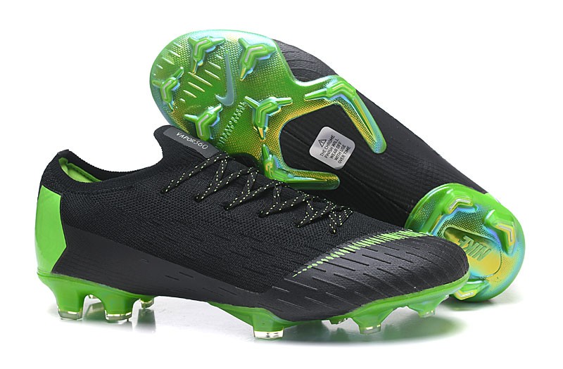 Nike Tacos de Futbol Mercurial Vapor XII Elite FG - Negro Verde