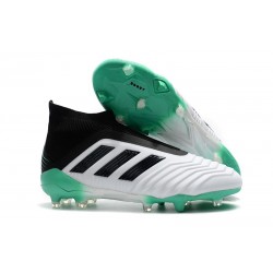 Adidas Predator 18+ FG Botas y Zapatillas de Fútbol - Blanco Verde Negro