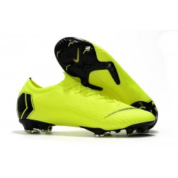 Nike Mercurial Vapor 12 Elite FG ACC Zapatillas de Fútbol - Voltio Negro
