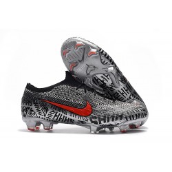 Neymar Nike Mercurial Vapor 12 Elite FG ACC Zapatillas de Fútbol - Negro Rojo