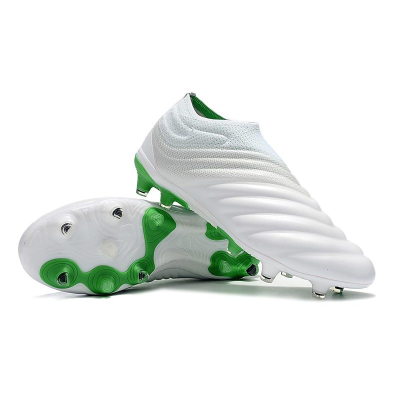 Zapatos de Fútbol adidas Copa 19+ FG - Blanco Verde