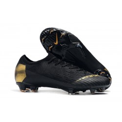 Nike Mercurial Vapor XII Elite FG Botas de Fútbol - Negro Oro