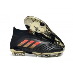 Adidas Predator 18+ FG Botas y Zapatillas de Fútbol - Negro Rosso